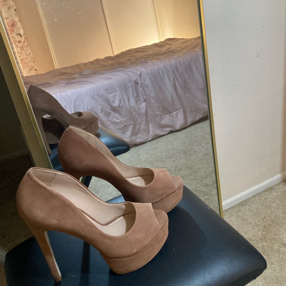 Sexy high heels colour tan/brown